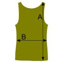 Tank Top unisex mit Aufdruck Gesicht Affe Schimpanse