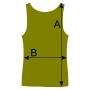 Tank Top unisex mit Aufdruck Totenkopf aus Knochen