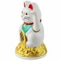 Gatto della fortuna - Gatto cinese - Maneki neko - 11 cm - bianco