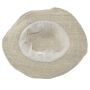 Hempen straw hat - Model 05 beige multicolored - woven unisex beach hat