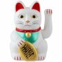 Gatto della fortuna - Gatto cinese - Maneki neko - 15 cm - bianco