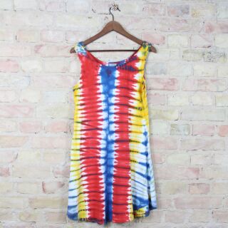 Trägerkleid - onesize - Batik - Modell 02