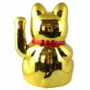 Agitando gato chino - Maneki neko - 20 cm - oro