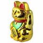 Gatto della fortuna - Gatto cinese - Maneki neko - 20 cm - oro