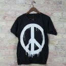 T-Shirt - Peace - anthrazit