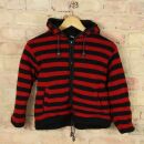 Kids jacket stripes - Model 09 - black - red L