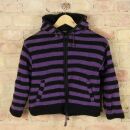 Kids jacket stripes - Model 09 - black - purple L