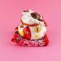 Savings box - porcelain - Lucky cat - Maneki-Neko - Model 01