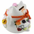 Savings box - porcelain - Lucky cat - Maneki-Neko - Model 04