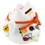 Savings box - porcelain - Lucky cat - Maneki-Neko - Model 04
