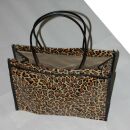 Tragetasche Leopard schwarz braun Mexiko Einkaufstasche...
