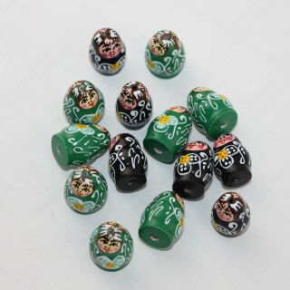 Beads - Set 03 - Pendants - Matryoshka - handicrafts
