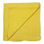 Cotton Scarf - ochre - light ochre - squared kerchief