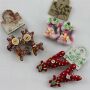 Fantasietiere Set 02 Stofftiere 3x Ohrringe