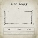 Oversized scarf made of soft material - patterned XXL...