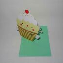 Postkarten 2x Postkarte mit Umschlag Motivkarte Cupcake
