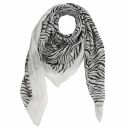 Cotton Scarf - animal patterns - model 10 - squared kerchief