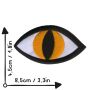 Patch - Eye - yellow-black 8,5 cm - Sticker