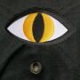 Patch - occhio - giallo-nero 8,5 cm - Adesivo