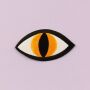 Patch - Eye - yellow-black 8,5 cm - Sticker