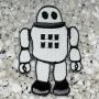 Parche - Robot - gris