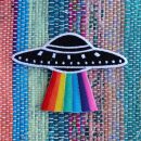 Patch - UFO con arcobaleno - toppa
