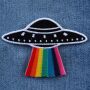 Patch - UFO con arcobaleno - toppa