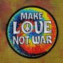 Patch - Make love not war - multicolor