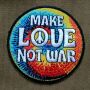 Patch - Make love not war - multicolor
