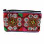 Ethno Münzbörse - Reißverschlusstasche mit Hmong Muster - Muster 06 - Geldbörse
