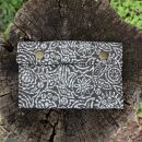 Tobacco pouches - brown grey - floral