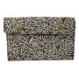 Tobacco pouches - brown grey - floral