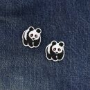 Patch - Panda - piccolo bianco nero - toppa - Set di 2
