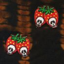 Parche - cráneo fresas - 2 piezas