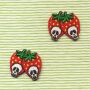 Patch - Strawberry skulls - Set of 2