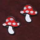 Patch - Mushroom - Fly agaric beige-red-white