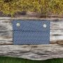 Tobacco pouches - blue white - dotted