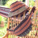 Fishing hat bucket hat cotton ethno-pattern 4 brim hat