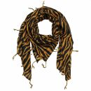 Cotton Scarf - animal patterns - model 07 - squared kerchief