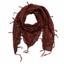 Cotton Scarf - animal patterns - model 05 - squared kerchief