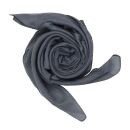 Cotton Scarf - grey - dark - squared kerchief