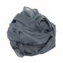 Pañuelo de algodón - gris - obscuro - Pañuelo cuadrado para el cuello
