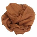 Sciarpa di cotone - marrone - foulard quadrato