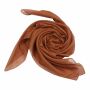 Pañuelo de algodón - marrón - Pañuelo cuadrado para el cuello