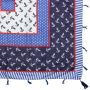 Cotton Scarf - geometrical pattern 01 - Model 08 - squared kerchief