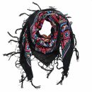 Cotton Scarf - Flowers and ornaments - Model 05 - squared...