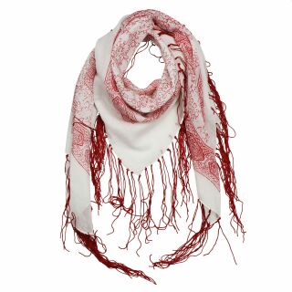 Cotton Scarf - Indian pattern 2 - Model 02 - squared kerchief