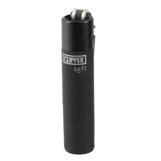Clipper Feuerzeug - soft schwarz
