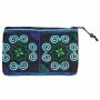 Ethno Münzbörse - Reißverschlusstasche mit Hmong Muster - Muster 09 - Geldbörse