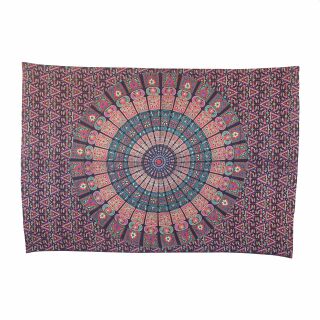 Manta de meditación - Colcha - Paño de pared - Mandala - Modelo 04 - 135x210cm